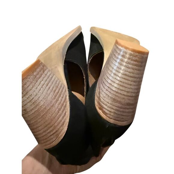 Free People Wilder Black Leather Ankle Booties Size 37 US 7 - Picture 6 of 9